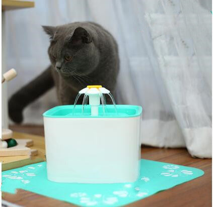 Automatic cheerful pet hydration station! Automatic Pet Water Fountain - Filtered & Quiet Hydration Station for Cats & Dogs ($54.99)