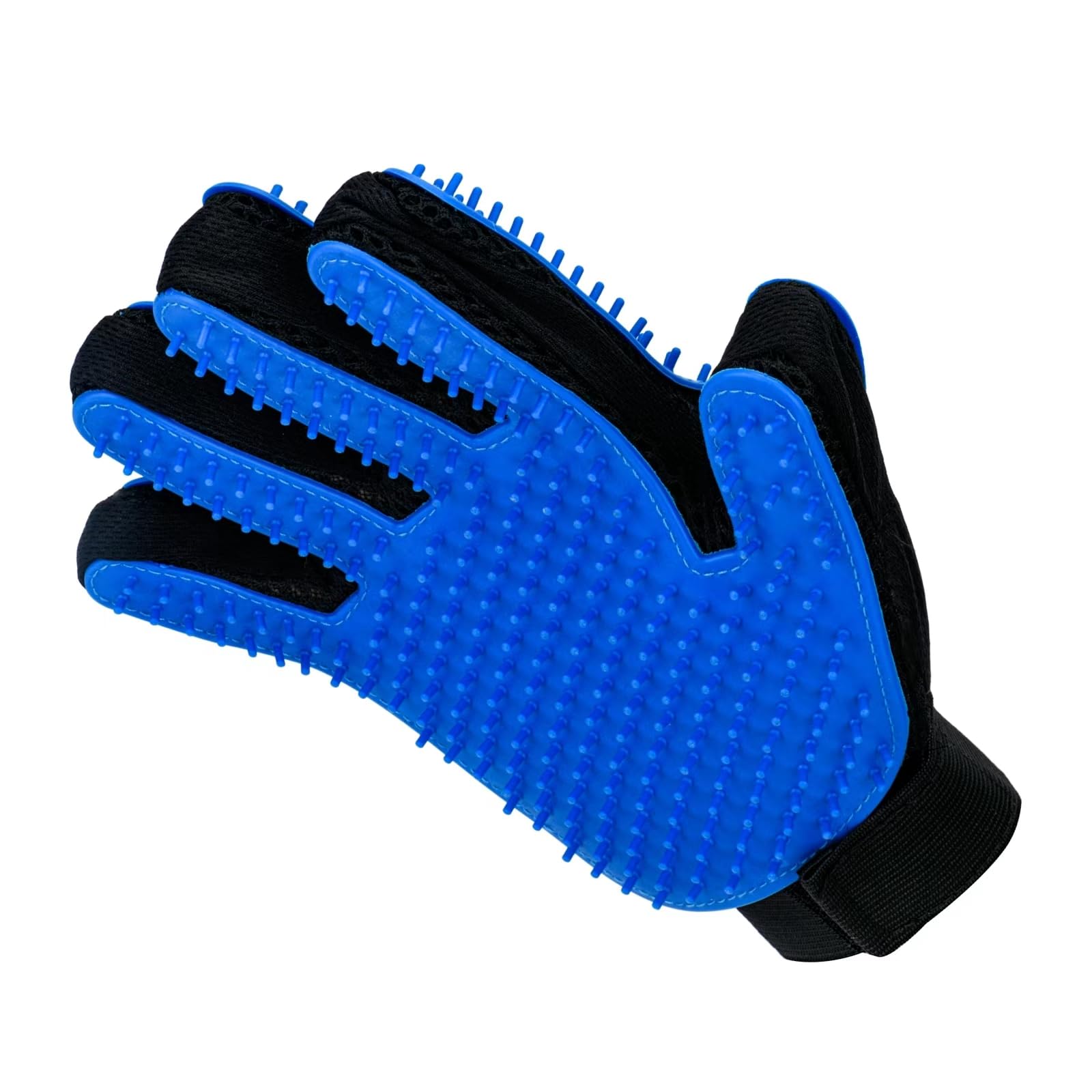 Silicon Pet Grooming Glove - Gentle Deshedding & Massage Mitt for Dogs & Cats