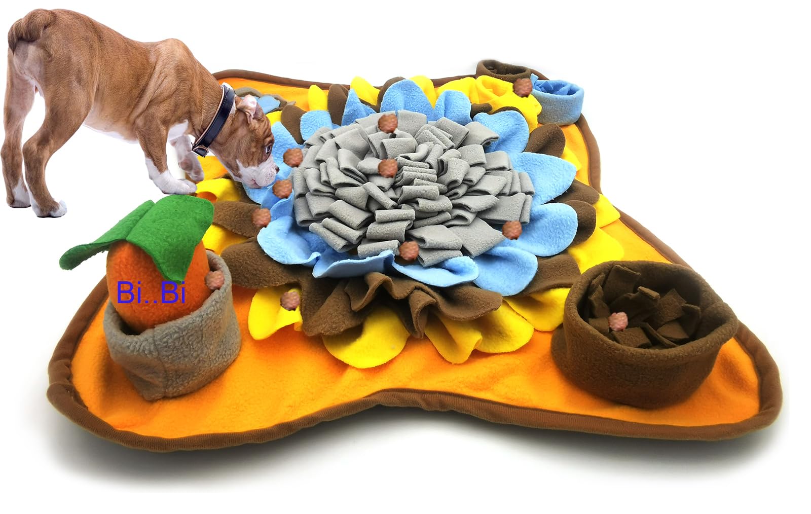 Interactive Snuffle Mat For Dogs - Mental Stimulation Puzzle Feeder to Slow Eating & Reduce Boredom